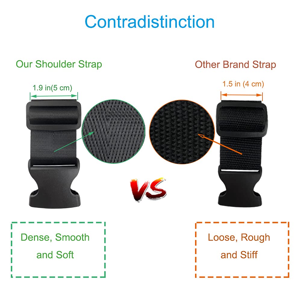 Oiloda Car Seat Carrying Shoulder Strap Car Seat Travel Belt Car Seat Strap Adjustable Shoulder Infant Carrier Transfer Belt For