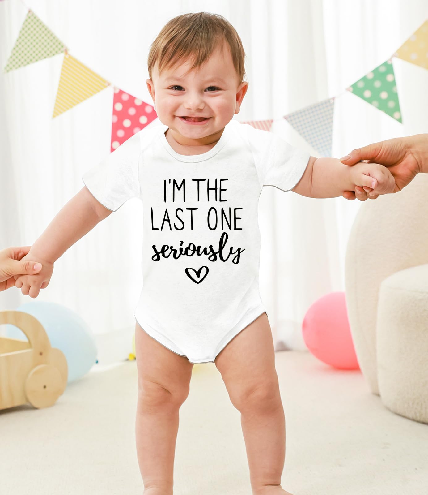 6-9 Month Boy Clothes I'M The Last One Seriously Romper Funny Bodysuit Baby Girls Cotton Outfit Letter Print Infant Bodysuit