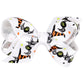 Love Sweety Baby Rose Halloween Headband Infant Pumpkin Hairband Bow Hair Clips (4Pc Clips-G)