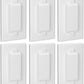 Bates- Magnetic Light Switch Guard, 6 Pack, White, Light Switch Cover Child Proof