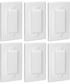 Bates- Magnetic Light Switch Guard, 6 Pack, White, Light Switch Cover Child Proof