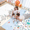 HONLONE Baby Play Mat Reversible Foldable Foam Play mat for Baby, BPA Free Baby mat for Floor, playmat for Babies with Travel Ba