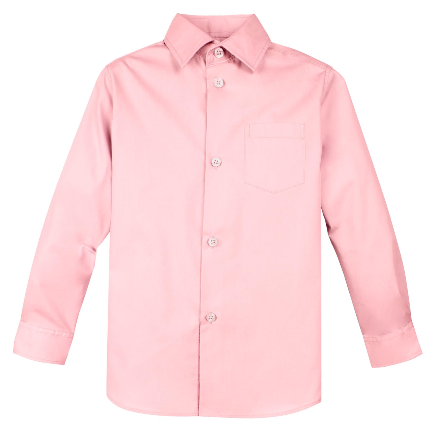 Spring Notion Baby Boys' Long Sleeve Dress Shirt 18M Pink