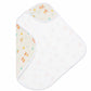 awwtupus 100% Cotton Muslin Double Layered Hooded Towel for Babies & Infants| Soft and Breathable| Pack of 1 (75x75 cm)| Foxy