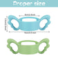 3 Pieces Baby Silicone Bottle Handles Natural Bottle Handle Wide Neck Feeding Handle Easy Carry Handle Lightweight Bottle Handle