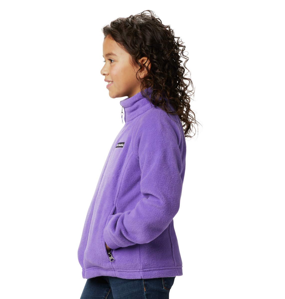 Columbia Unisex-Baby Benton Springs Fleece Jacket, Grape Gum, 12-18 Months