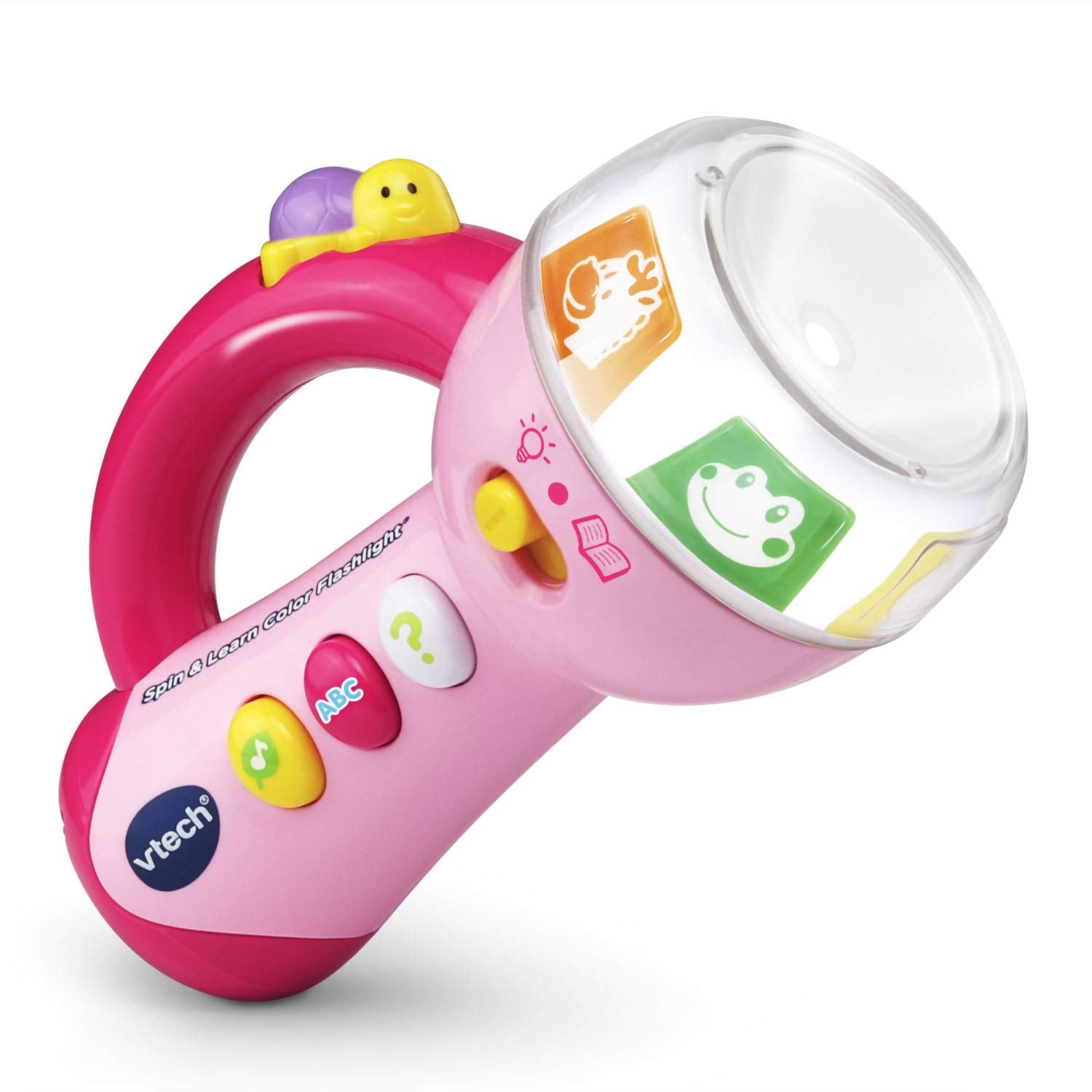VTech Spin and Learn Color Flashlight, Pink – Cutebabybuy