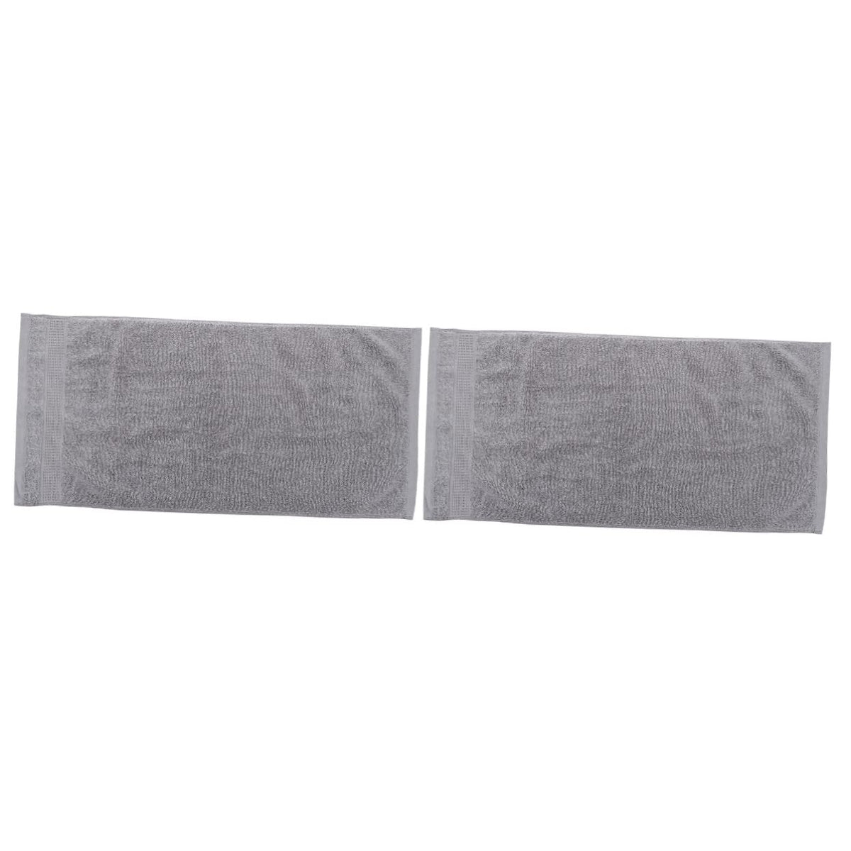 Ubervia 2pcs Household Cotton Towel Cotton Washcloth Cleansing Face Wipes Cotton Baby Washcloths Long Washcloth Absorbent Washcl