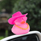 Wonuu Car Accessories Rubber Ducks Dashboard Decorations - Pink Ducks for Dashboard