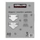 Kirkland Signature Diapers, Size 3 (16-28 Pounds), 222 Count