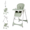 6-in-1 High Chair with Rocker | Convertible Baby High Chair for Newborn to Toddler | Easy-Clean, Foldable & Adjustable with Remo