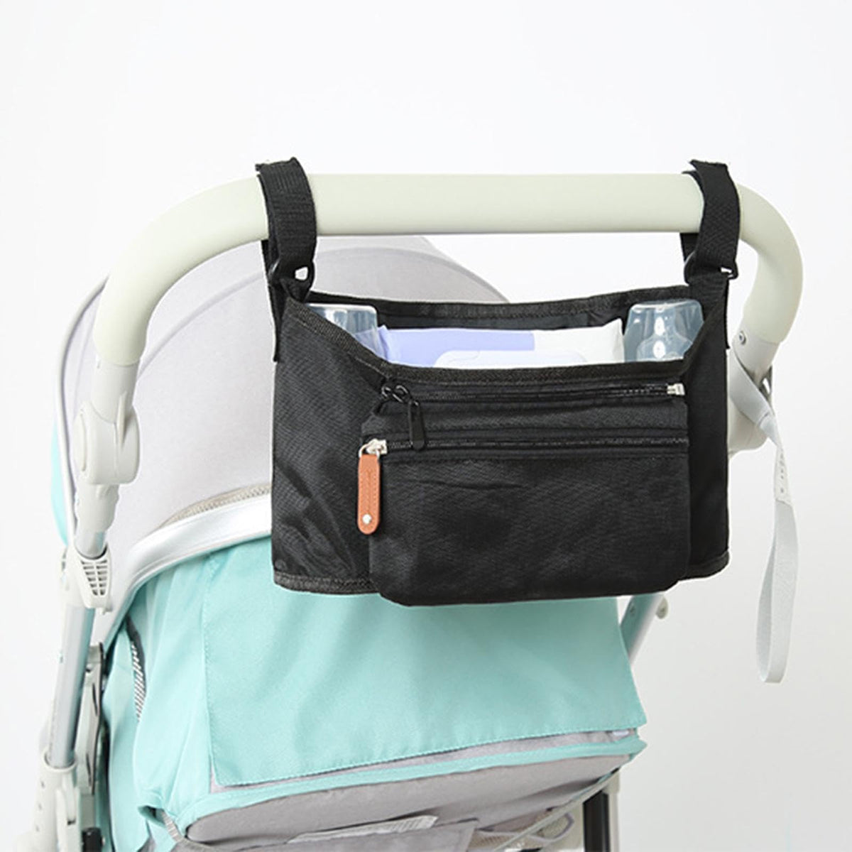 ATORSE Stroller Bag Drinking Cup Holder Pushchair Storager Bag for Gifts Black|Baby | Strollers & Accessories | Stroller Accesso