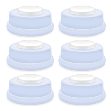 Maymom Screw Lids Aka Travel Caps with Rewritable Sealing Disc Compatible with Avent, Maymom Wide Mouth Bottles; Cap Replace Ave