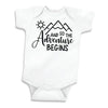 Bump And Beyond Designs Baby-Boys Announcement Gift Leotard For Dad Grandpa Or Grandma White, 0-3 Months