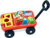 Fisher-Price Baby & Toddler Toy Laugh & Learn Pull & Play Learning Wagon Musical Pull-Along with Activities for Infants Ages 6+ 
