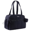 Gobabymart Large Diaper Bag Tote With Changing Pad, Maternity Baby Travel Bag, Hospital Nappy Bags With Wet Pocket (Black)