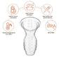 Haakaa Silicone Breastfeeding Manual Breast Pump Milk Pump 100% Food Grade Silicone Bpa Pvc And Phthalate Free
