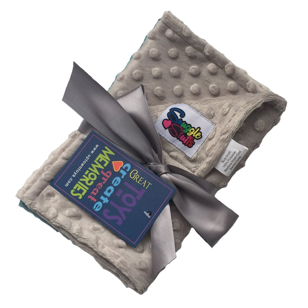 Baby Boys 5 Pack Minky Dot Burp Cloths - Shades Blue