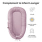 Infant Lounger Cover, 100% Organic Cotton, Newborn Essentials, Baby Gifts | Cover Only (Lavenderblush)