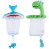 Alipis 2Pcs Bath Holder, Baby Bath Organizer Storage Net, Suction Cup Bath Tub Holder Cartoon Animal Hanging Mesh Bag Kids Showe