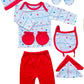 My Tiny Wear Baby Clothing Gift Set For Newborn Boys & Girls | Full | Cotton Essentials Kit | 03 Months| 8 Pieces|TShirt,Pant,