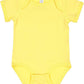 Rabbit Skins, Baby Soft Fine Jersey Short Sleeve Bodysuit, Butter, 12M