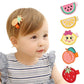 Insowni 16 Pack Embroidery Cute Fruit Animal Fully Lined Alligator Hair Clips Accessories Barrettes For Baby Girl Toddlers Infan