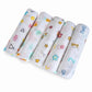 Muslin Swaddle Blanket Pack of 3 | Cotton Baby Wrap Soft Breathable Fabric Multi Print Lightweight Infant Receiving Blanket Swad