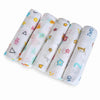 Muslin Swaddle Blanket Pack of 3 | Cotton Baby Wrap Soft Breathable Fabric Multi Print Lightweight Infant Receiving Blanket Swad