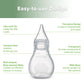 Haakaa Silicone Baby Nasal Aspirator | Nose Bulb Syringe | Easy-Squeezy Baby Nose Cleaner, Newborn Infant &Toddler - Bpa Free Si