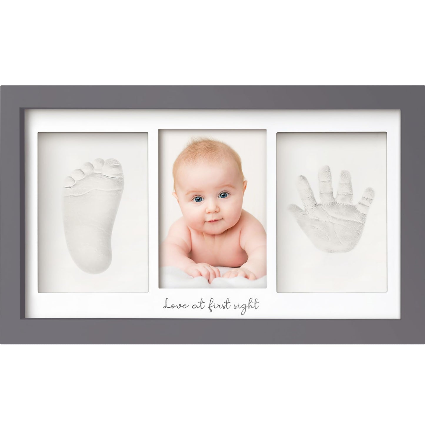 Baby Hand And Footprint Kit - Baby Footprint Kit, Newborn Keepsake Frame, Baby Handprint Kit, Personalized Baby Gifts, Nursery D