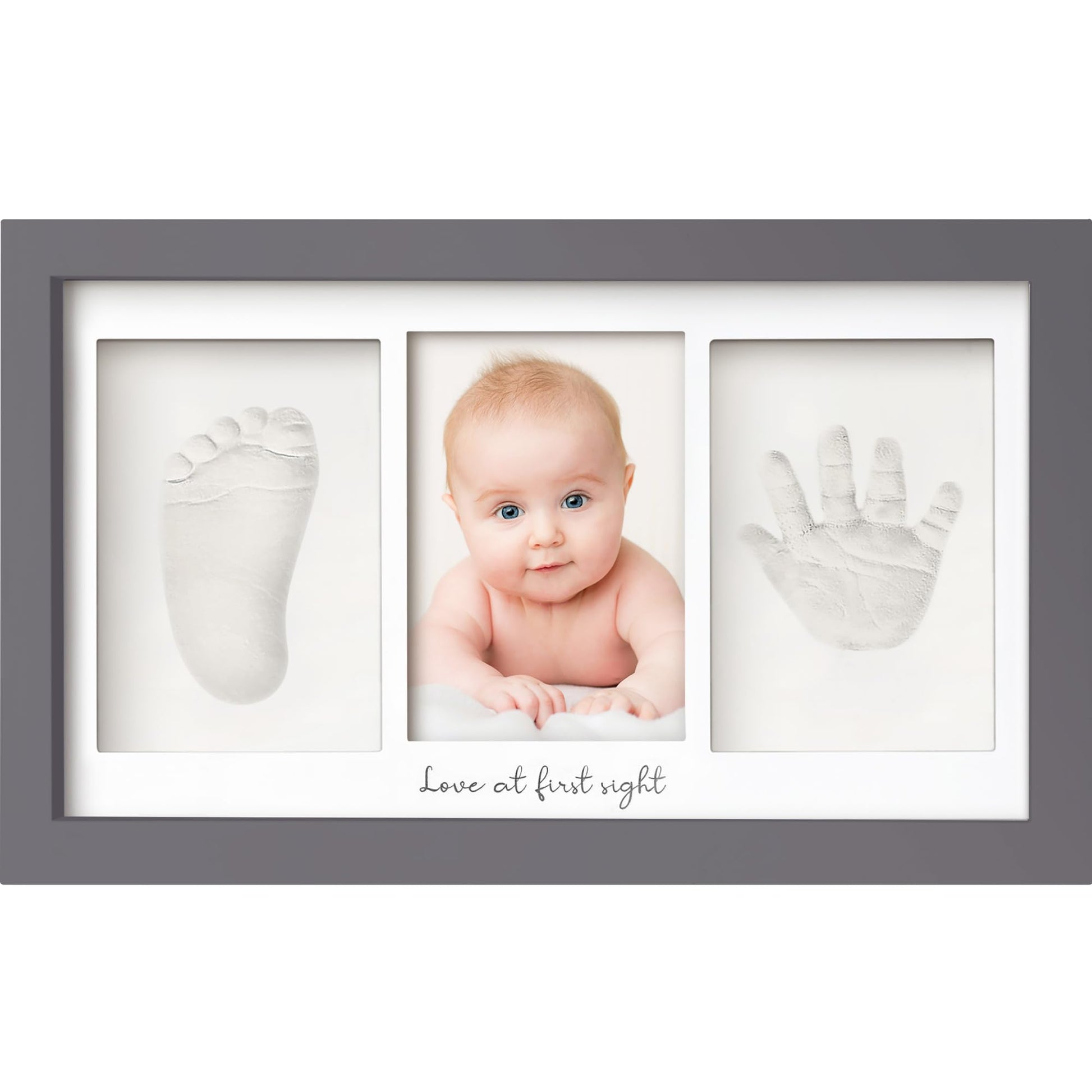 Baby Hand And Footprint Kit - Baby Footprint Kit, Newborn Keepsake Frame, Baby Handprint Kit, Personalized Baby Gifts, Nursery D