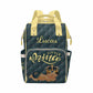 M Yescustom Personalized Baby Diaper Bags For Women Men, Custom Blue Prince Backpack Customized Nappy Mommy Bag Backpack For Son