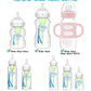 Sippy Straw Nipple For Dr. Brown'S Wide-Neck Baby Bottles & Sippy Spout Bottles, Soft 100% Silicone Baby Bottle Sippy Straw Nipp