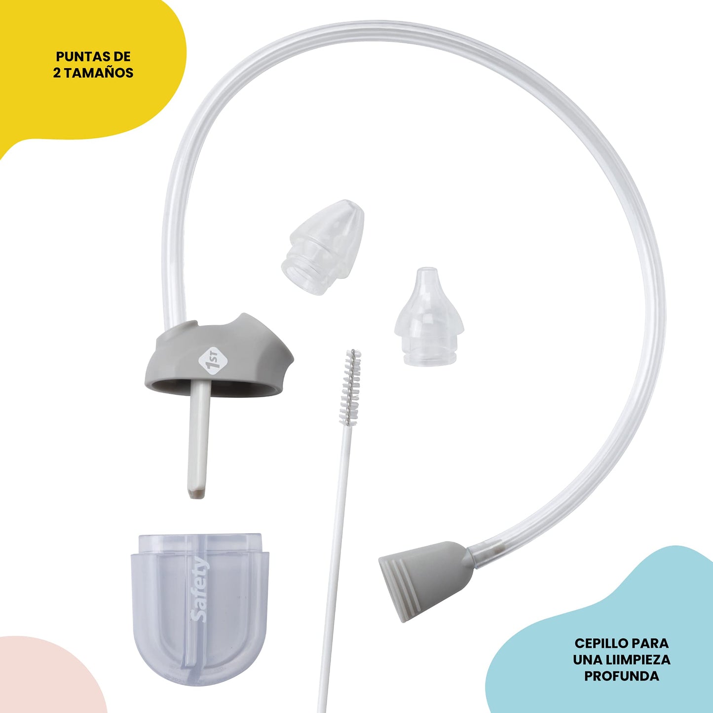 Safety 1St Boogease Nasal Aspirator, Grey
