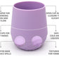 Teensy Peepsy 2 Pack Silicone Baby Cups 6-12 Months, Tiny Cup For 4 Months+ | Open Cup For Baby Girl Gift Baby Essentials Baby L