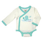 Babysoy Eco Organic Long Sleeve Kimono Bodysuit Octopus 3-6 Months