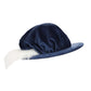 elope Disney Prince Charming Blue Feather Hat with Adjustable Fit, Officially Licensed