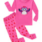 Owl Big Girls Long Sleeve Pajamas 100% Cotton Pjs Size 10