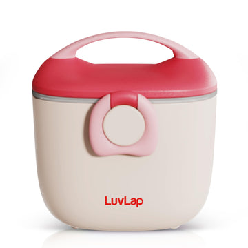 Luvlap Portable Milk Powder Container 310G, Baby Food Container With Spoon, Non-Toxic Bpa Free Kids Milk Powder Box With Handle,