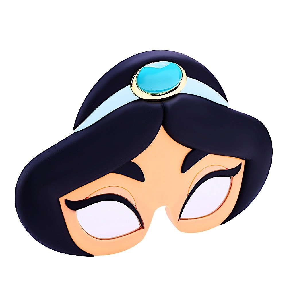 Sun-Staches Disney Official Princess Jasmine Sunglasses | Aladdin Costume Accessory | UV 400 | One Size Fits Most