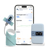 Babytone Baby Sleep Monitor with Base Station- Smart Sleep Sock, Tracking Heart Rate, Avg O2 and Movement, Wearable Baby Oxygen 