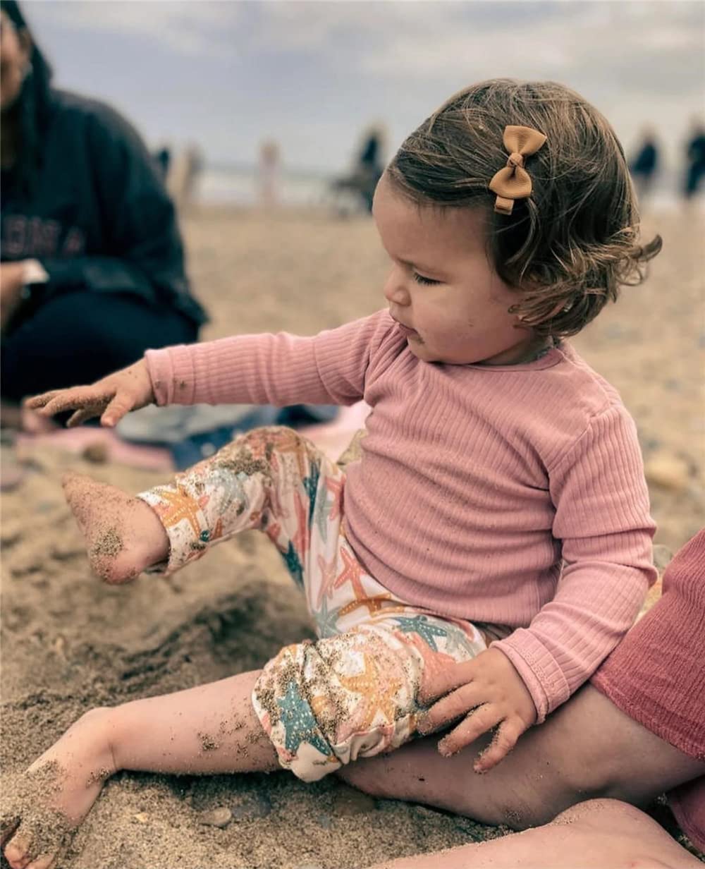 Baily Baby Hair Clips Tiny Bow Alligator For Toddler Girls Fine Pins In Fringe Bangs (Mini 2'' 48 Pcs Pair)