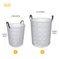 Gbuzozie Daisy Flowers Round Laundry Hamper Storage Basket Toys Clothes Organizer Bin For Home Bathroom Bedroom Dorm Nursery, 62