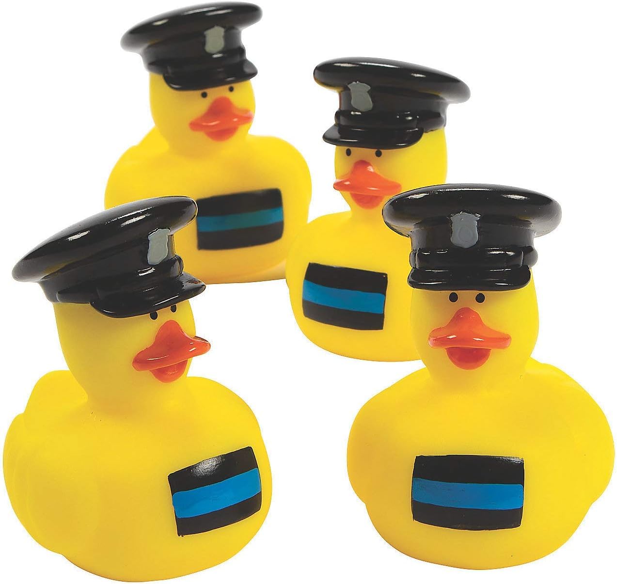 Police Rubber Ducks | 12 Pack | Thin Blue Line Party Favors Officer Appreciation