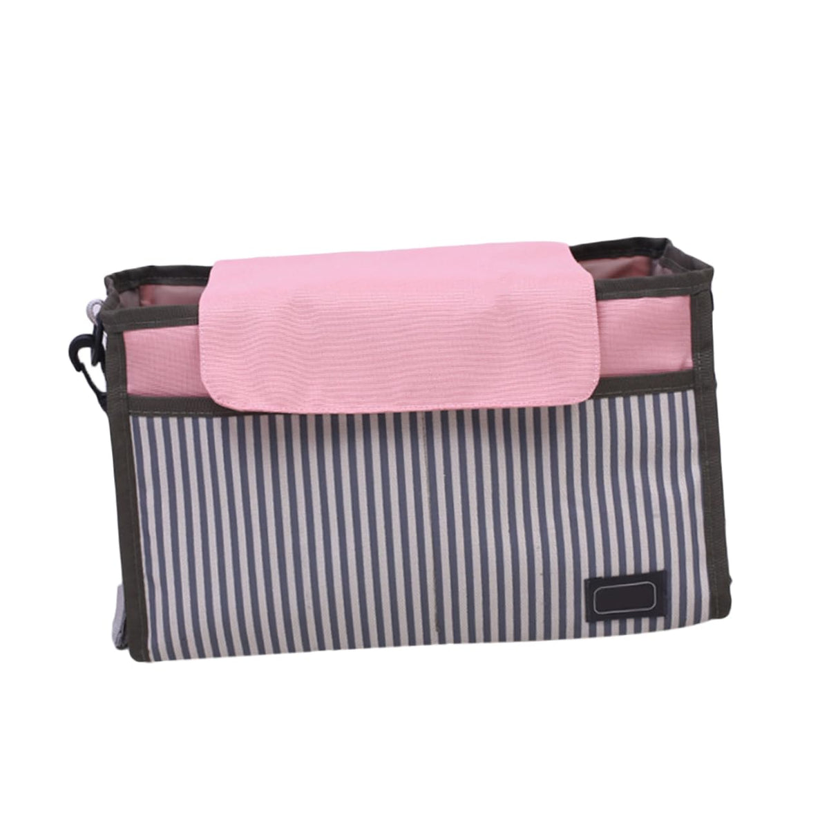 SUPVOX Stroller Organizer Diaper Bag for Mom Stripe Design Carriage Organizer
