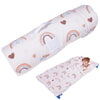 Toddler Nap Mat With Removable Blanket And Pillow, Extra Large Rolled Napping Mats,Toddler Sleeping Bag,Kids Sleeping Bag For Da