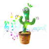 BIGHAKI808 Talking Cactus Toy, Dancing Cactus Repeats What You Say Electronic Dancing Cactus with Lighting Recording Mimicking C