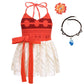 Lovely Mermaid Baby Girls Princess Dress Costume Onesie Romper Bodysuit Halloween Christmas Dress Up (E66,3-4T)