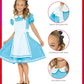 Smiffy'S Girls Dreamland Alice Costume, Blue, Medium